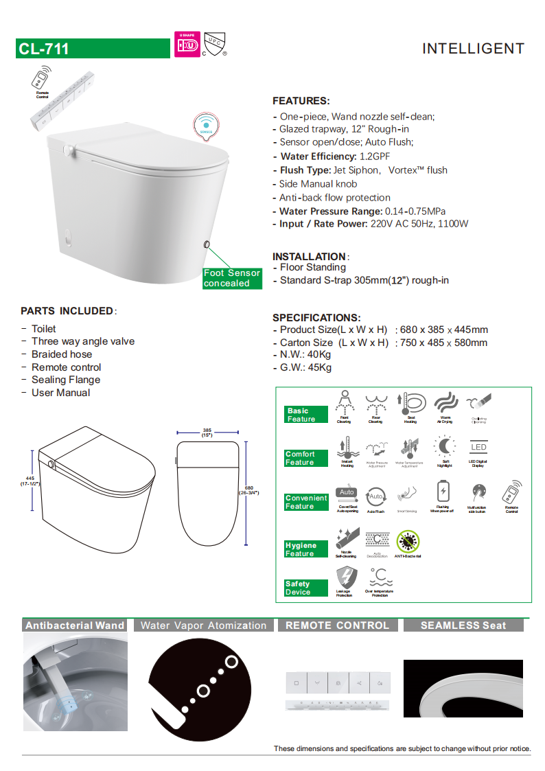 CL 711 Spec Data2 001