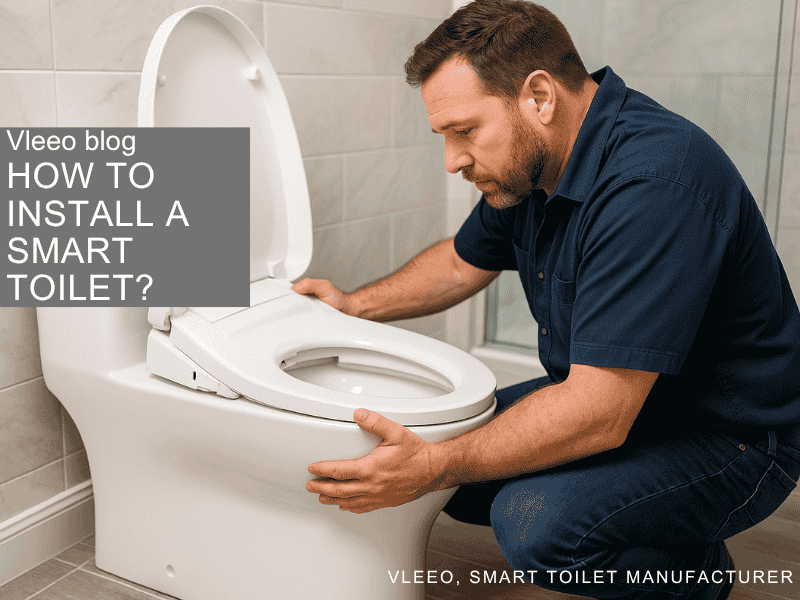 Sådan installerer du et smart toilet