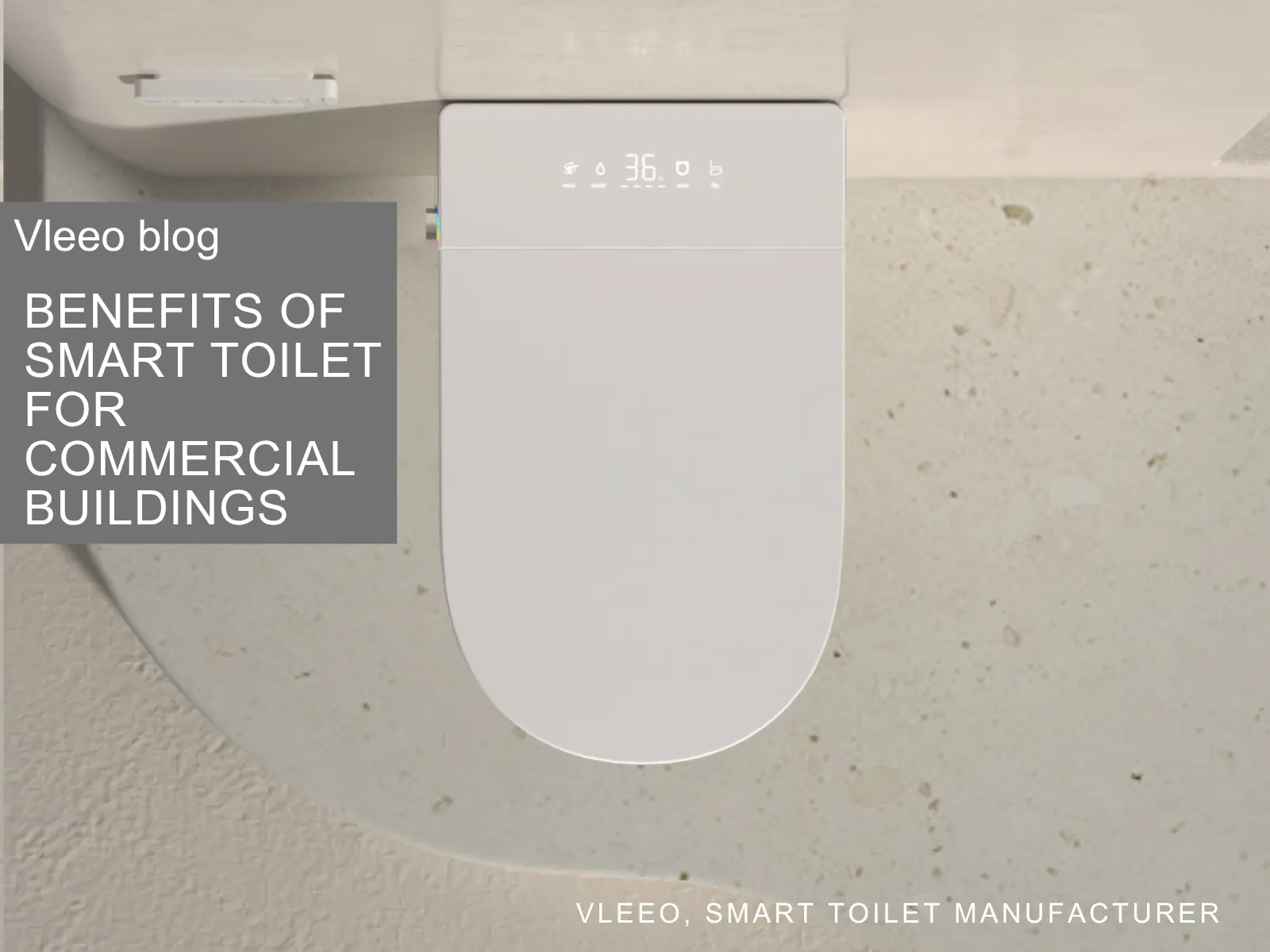 Smart toilets for commercial buildings
