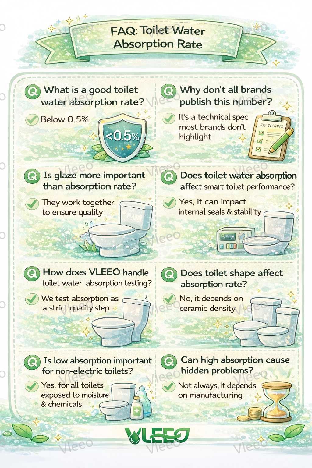 water absorption rate FAQ