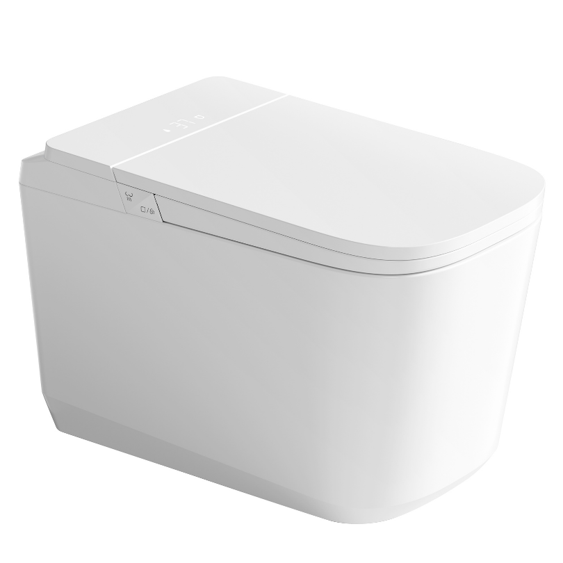 Rimless Smart Toilet with Bidet