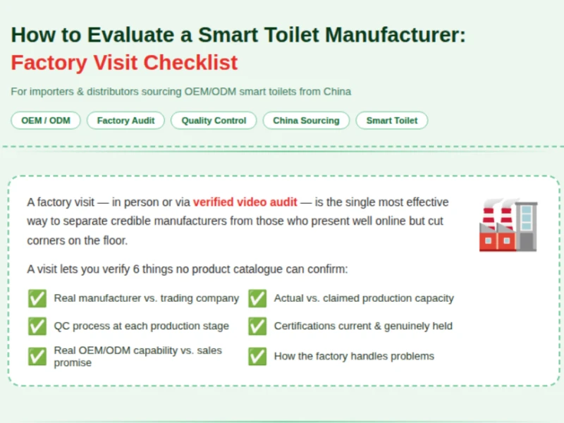 smart toilet factory checklist 2