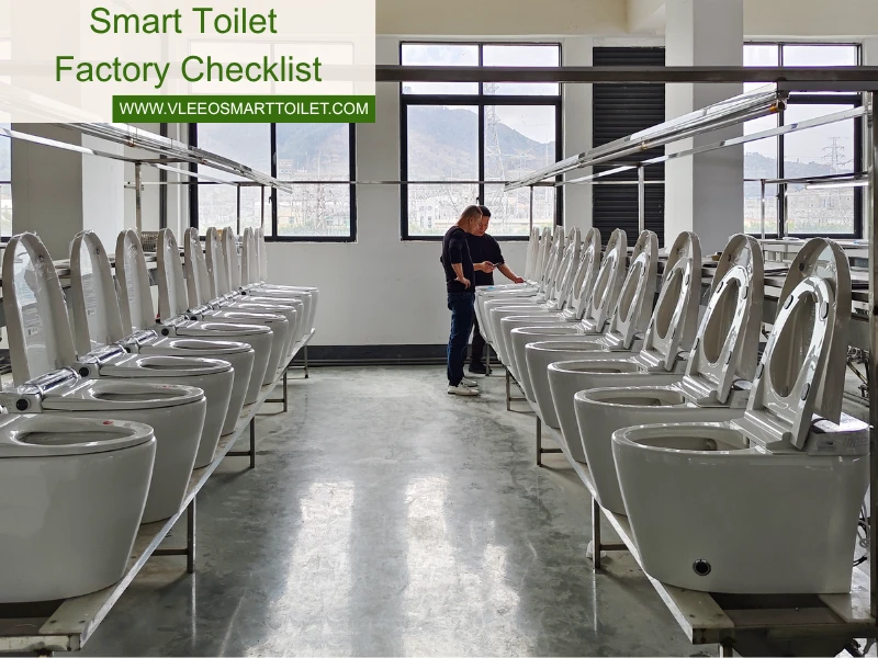 smart toilet factory checklist