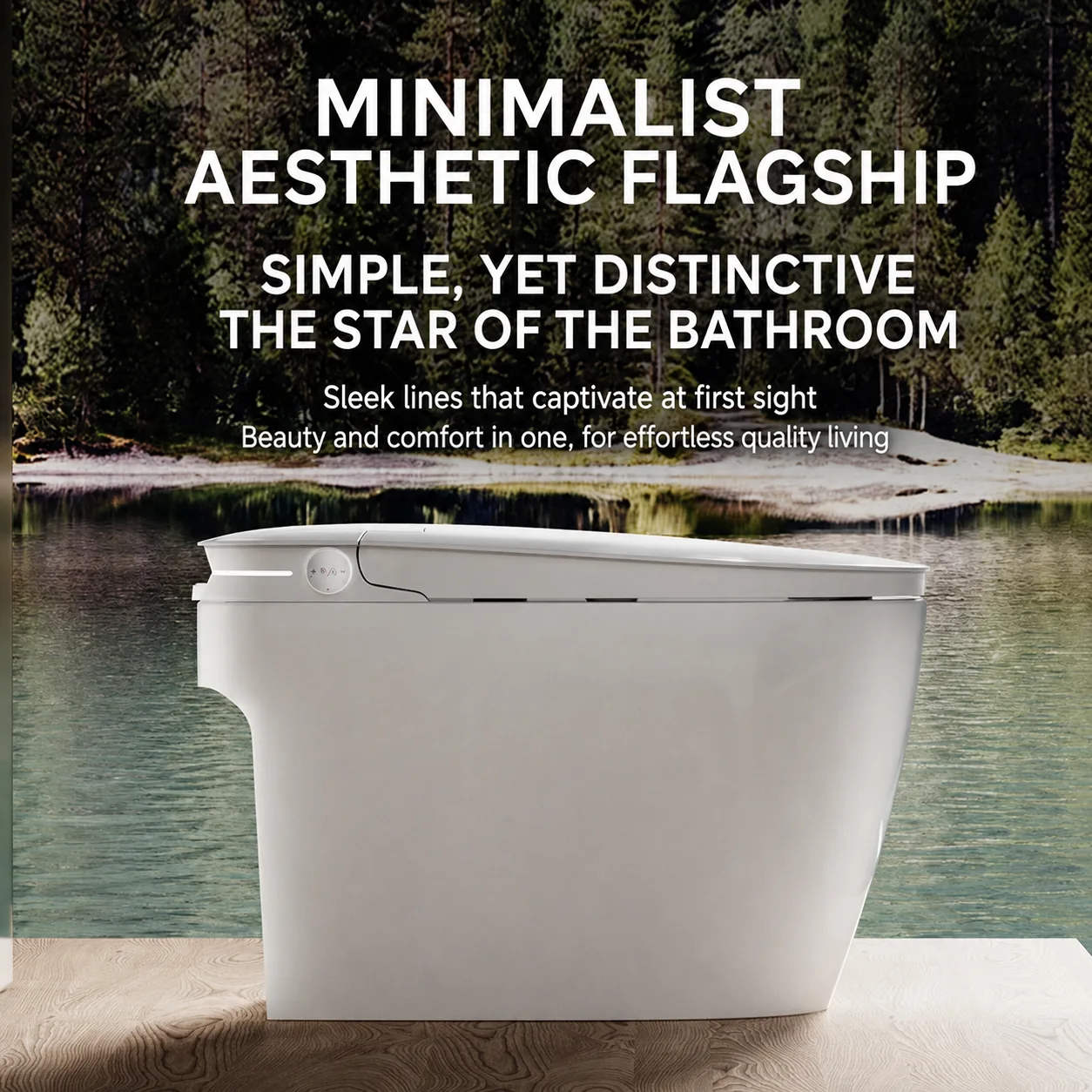 smart toilet with built-in tank CL-632
