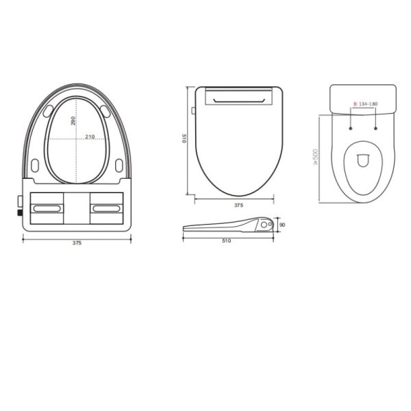 Electric Bidet Toilet Seat
