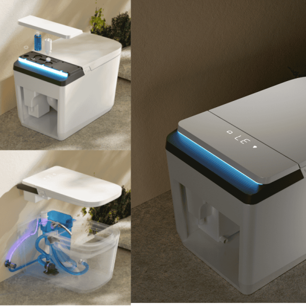 Rimless Smart Toilet with Bidet CL-661 (5)