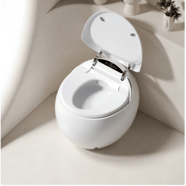 toilettes intelligentes en forme d'œuf