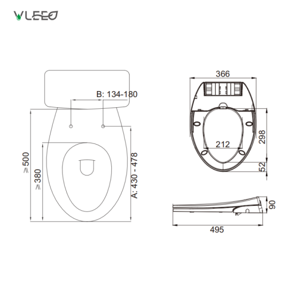 non electric bidet toilet seat CL-A100V (2)